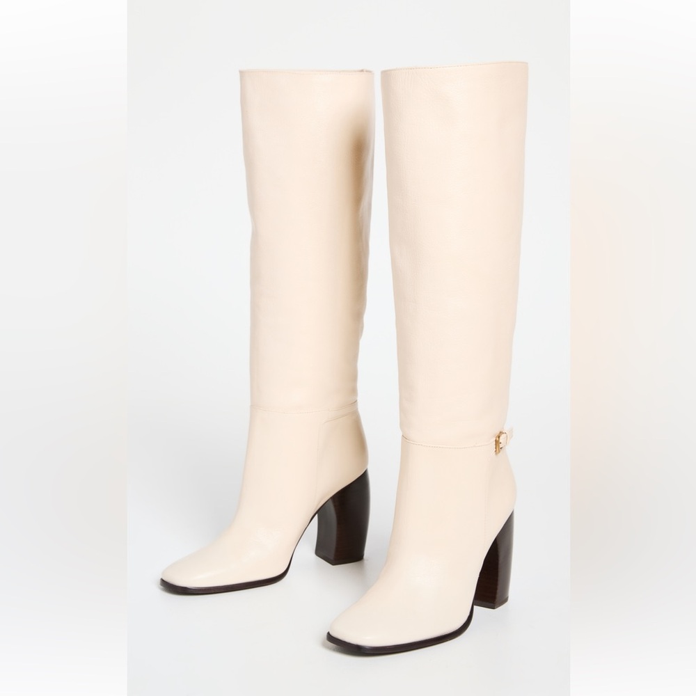 Tory Burch Banana Heel Buckle Boots